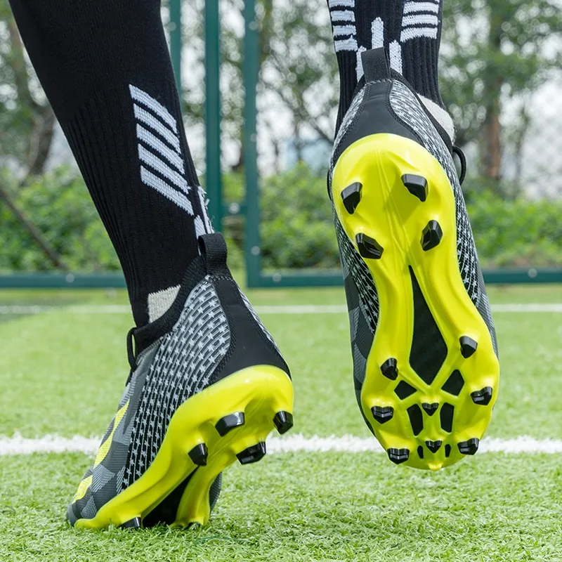 Chaussure de Football unisexe à longues pointes de marque classique, baskets de Football professionnelles, confortables et résistantes, chaussures de Football en plein air – Image 3