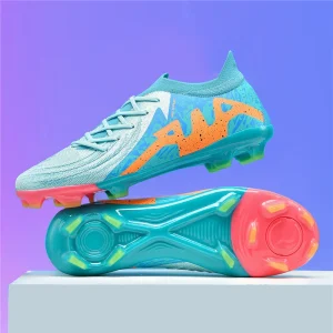 Nouveaux hommes chaussures de Football bottes de Football crampons d'herbe intérieur adulte antidérapant garçons adulte Futsal Sport ultraléger gazon confortable