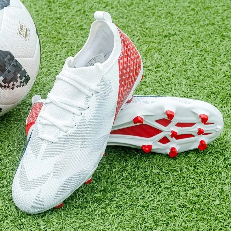 Chaussure de Football unisexe à longues pointes de marque classique, baskets de Football professionnelles, confortables et résistantes, chaussures de Football en plein air – Image 5